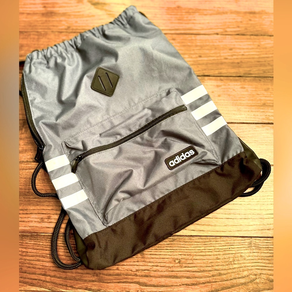 Adidas String Pack Backpack Like New Hard To Find… - image 1